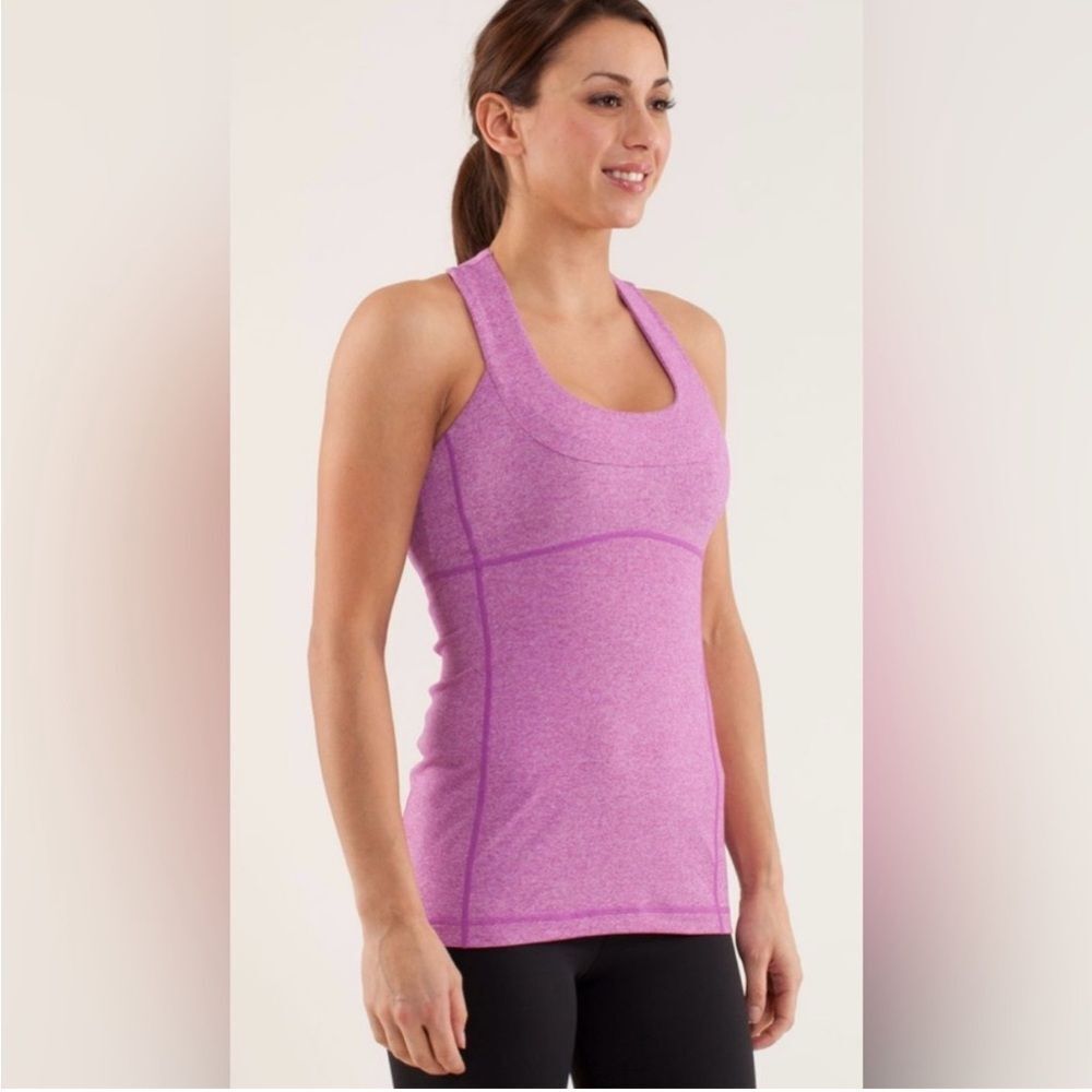 Lululemon women's tank purple pink size 8